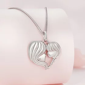 Pandora Style Mother Daughter Necklace - BSN324 Pandora Style Mother Daughter Necklace - BSN324