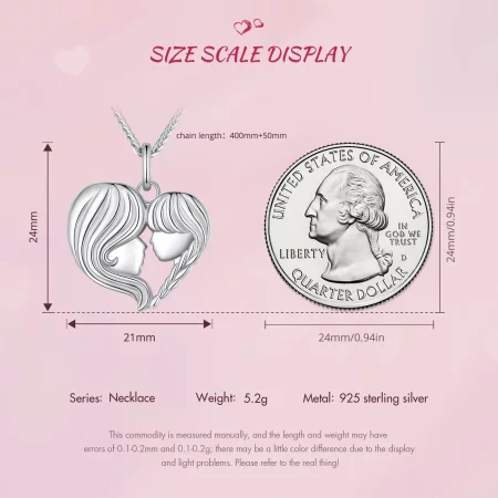 Pandora Style Mother Daughter Necklace - BSN324