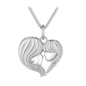 Pandora Style Mother Daughter Necklace - BSN324 Pandora Style Mother Daughter Necklace - BSN324