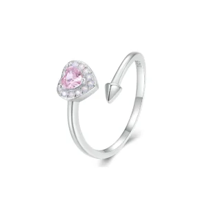 (image for) Pandora Style Open Heart Open Ring - SCR957-E
