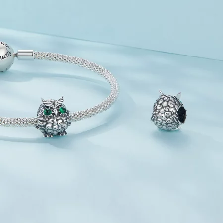 Pandora Style Owl Graduation Charm - SCC2542