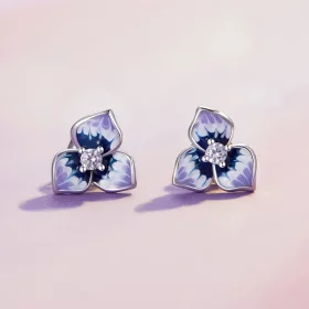 Pandora Style Pansy Earrings - BSE860 Pandora Style Pansy Earrings - BSE860