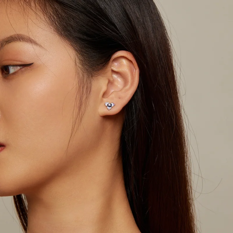 (image for) Pandora Style Pansy Earrings - BSE860 - View 5
