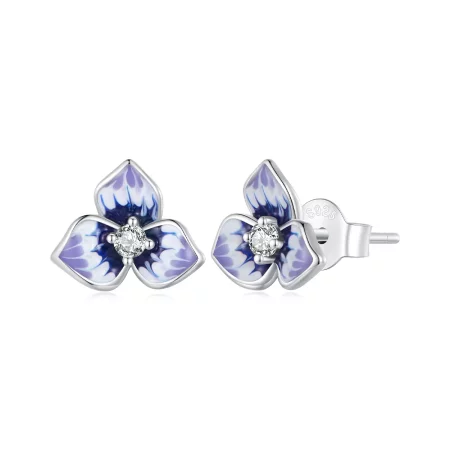 Pandora Style Pansy Earrings - BSE860
