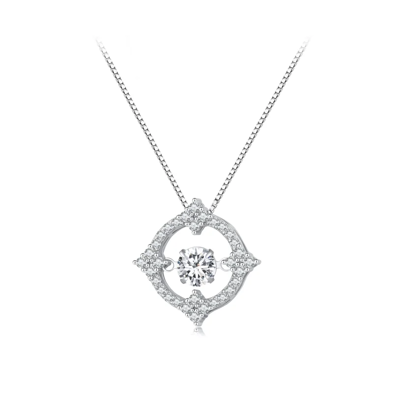 (image for) Pandora Style Pave Necklace - MSN014 - Product Image