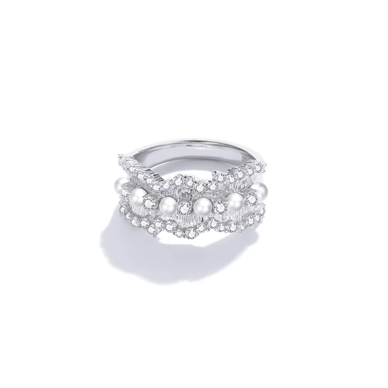 (image for) Pandora Style Princess Ring - BSR187 - View 2