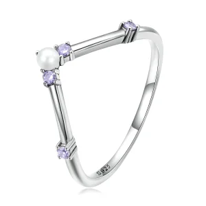 Pandora Style Princess Wishbone Ring - SCR835 (image for) Pandora Style Princess Wishbone Ring - SCR835