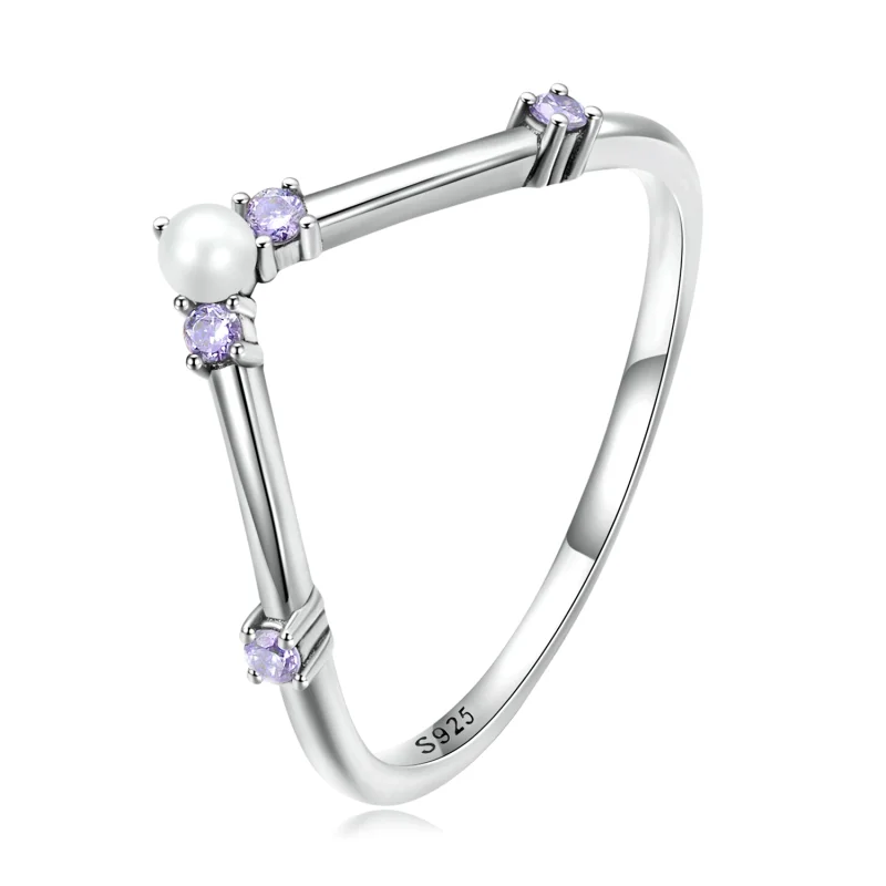 (image for) Pandora Style Princess Wishbone Ring - SCR835 - Product Image