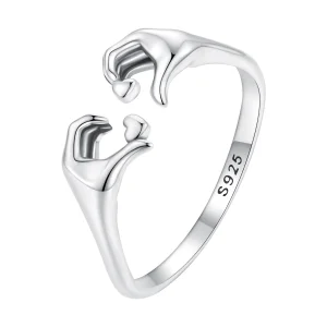 (image for) Pandora Style Promise Open Rings For Couples - SCR902