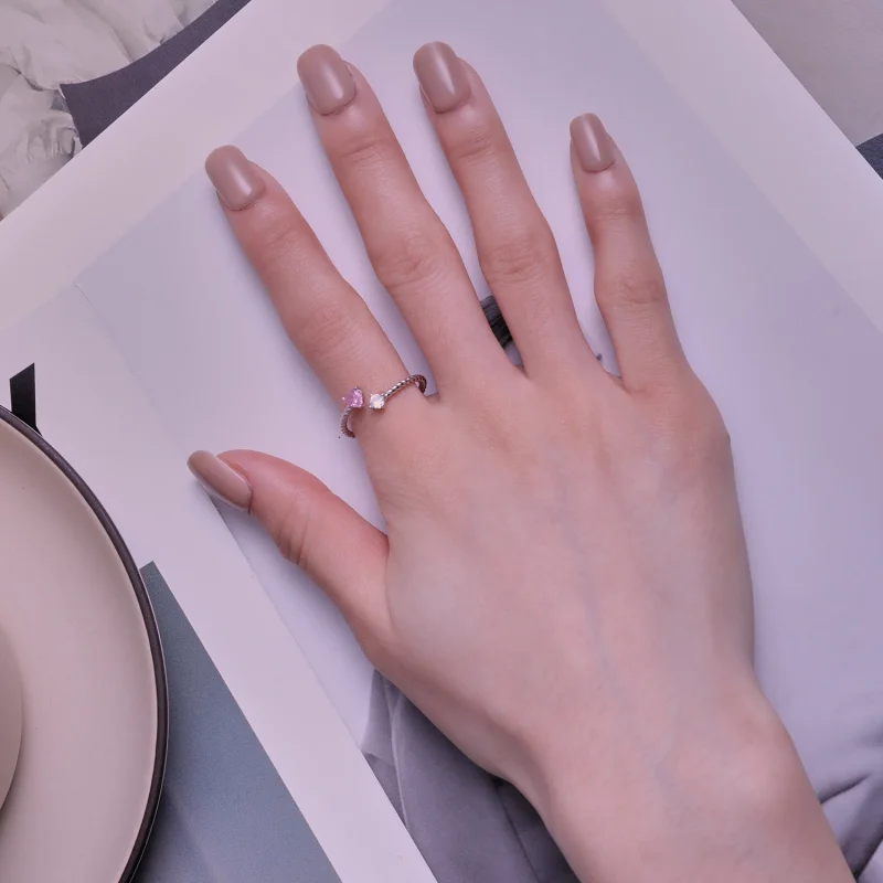 (image for) Pandora Style Promise Open Rings For Her - SCR924 - View 5