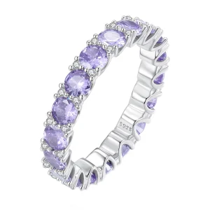 (image for) Pandora Style Purple Ring - BSR340