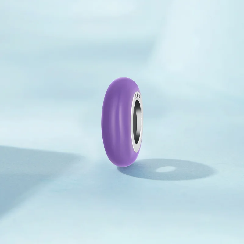 (image for) Pandora Style Purple Spacer Charm - SCC1450-VT - View 2