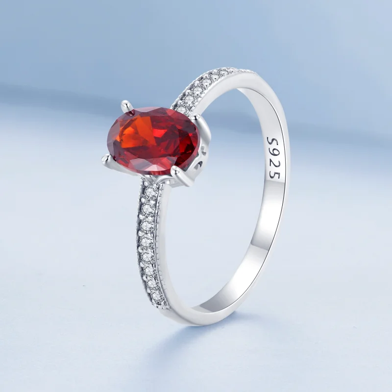 (image for) Pandora Style Red Ring - BSR460-RD - View 2