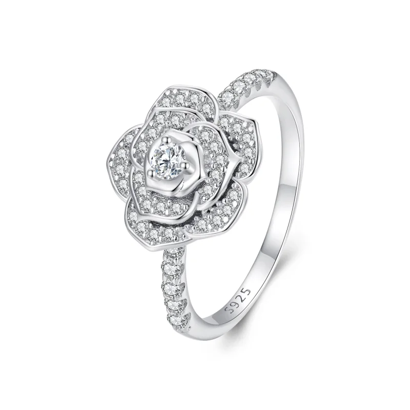 (image for) Pandora Style Rose Ring - BSR449 - Product Image