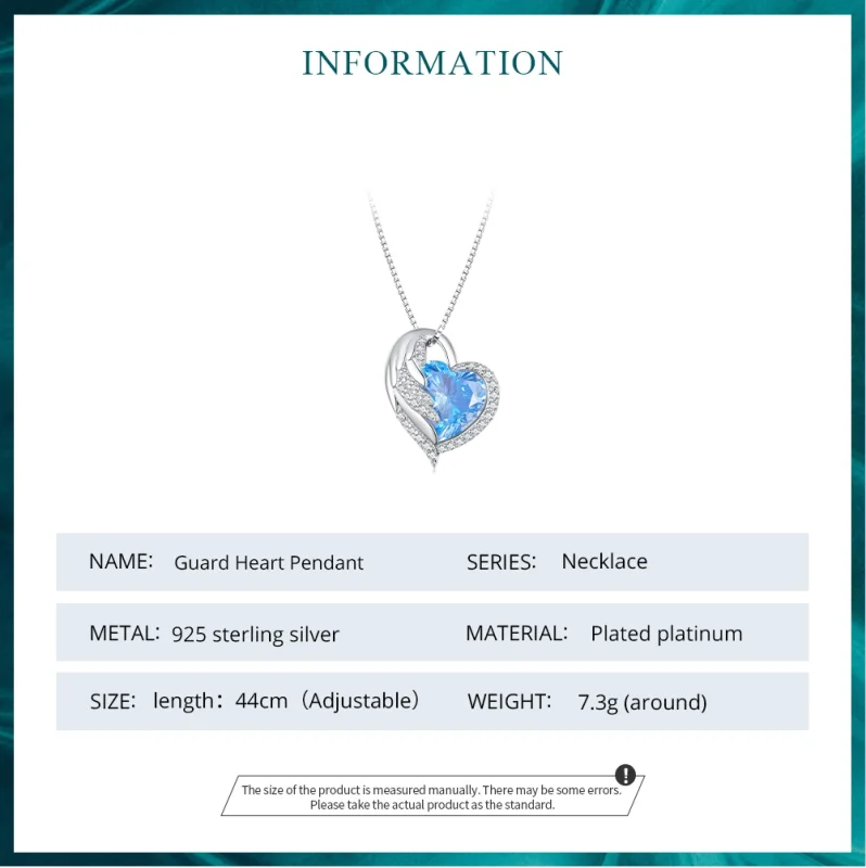 (image for) Pandora Style Sapphire Necklace - BSN281 - View 7