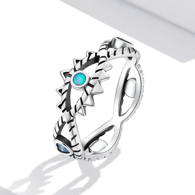 (image for) Pandora Style Sapphire Ring - SCR800 - View 2