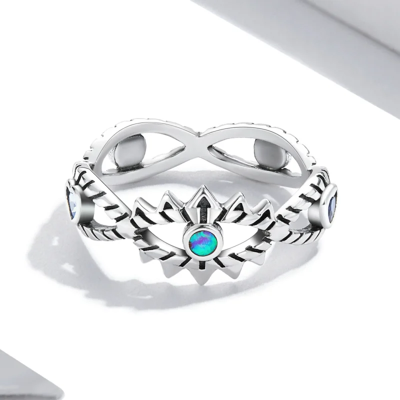 (image for) Pandora Style Sapphire Ring - SCR800 - View 5