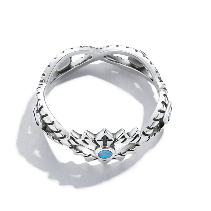 (image for) Pandora Style Sapphire Ring - SCR800 - View 6
