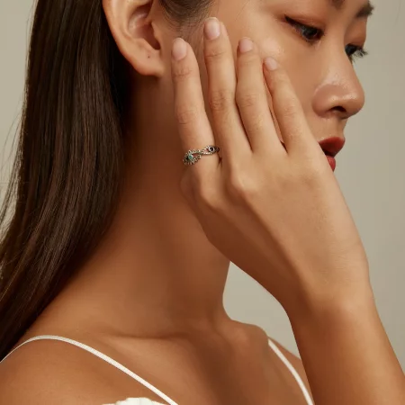 Pandora Style Sapphire Ring - SCR800