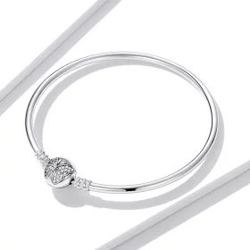 Pandora Style Silver Bangle - BSB084 Pandora Style Silver Bangle - BSB084