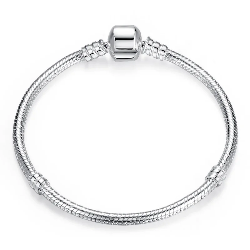 (image for) Pandora Style Silver Cute Cat Chain Bracelet - PAS902 - Product Image