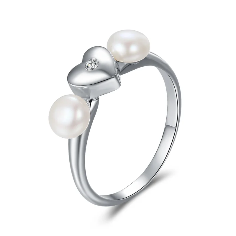(image for) Pandora Style Silver Fragrant Heart Ring - SCR156 - Product Image