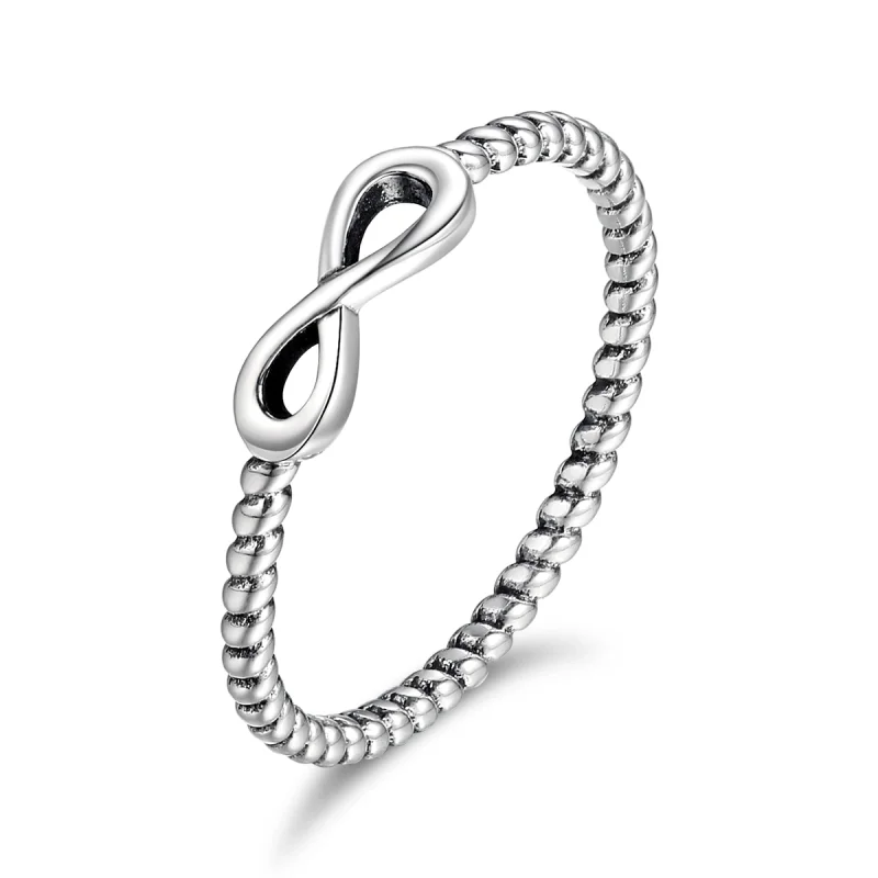 (image for) Pandora Style Silver Infinity Ring - SCR094 - Product Image