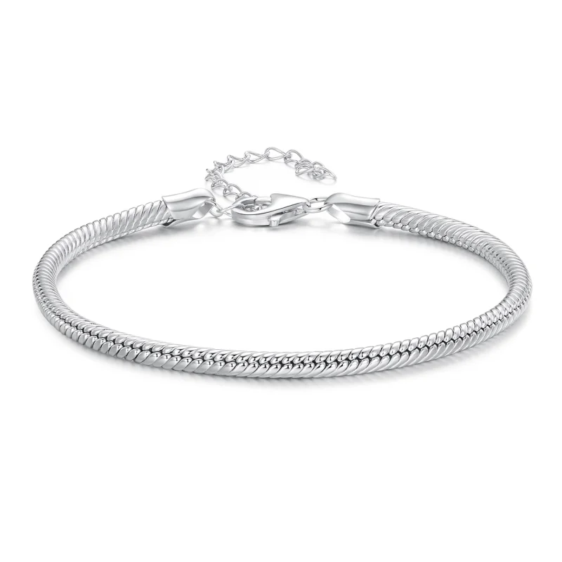 (image for) Pandora Style Snake Chain Bracelet - SCB252 - View 3