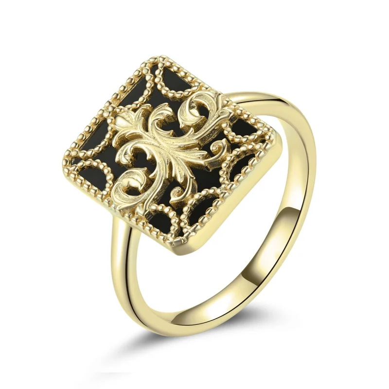 (image for) Pandora Style Square Ring - BSR189 - View 5