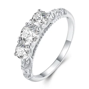 (image for) Pandora Style Three Stone Ring - BSR318
