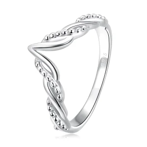 (image for) Pandora Style Tiara Wishbone Ring - BSR258