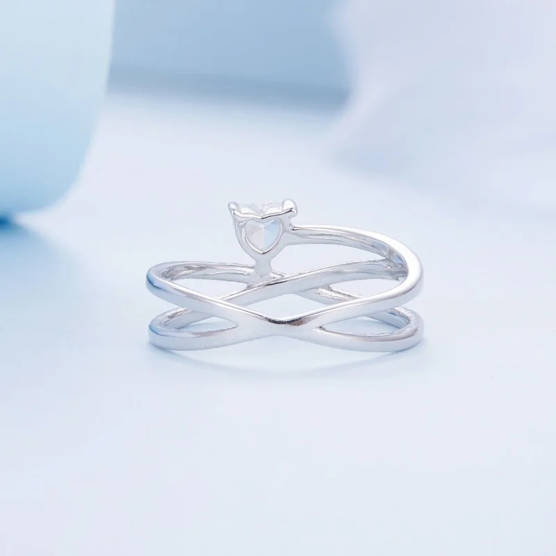 (image for) Pandora Style Triple Band Ring - BSR336 - View 4