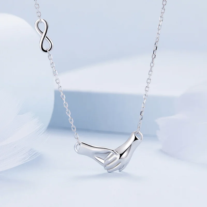 (image for) Pandora Style Valentines Necklace - BSN337 - View 3