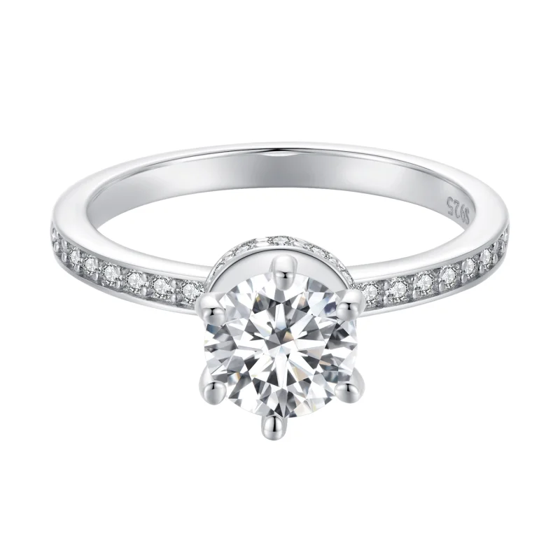 (image for) Pandora Style Wedding Rings - MSR025 - View 4