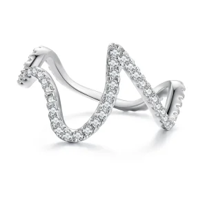 (image for) Pandora Style Zig Zag Ring - BSR314