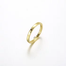 Pandora 14k Gold-plated Love Message Ring - 162613C00 Pandora 14k Gold-plated Love Message Ring - 162613C00