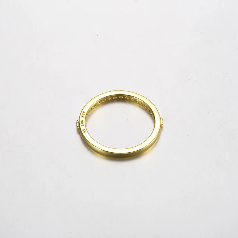 (image for) Pandora 14k Gold-plated Love Message Ring - 162613C00 - View 3