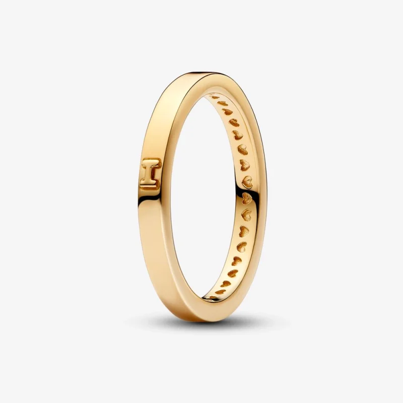 (image for) Pandora 14k Gold-plated Love Message Ring - 162613C00 - Product Image