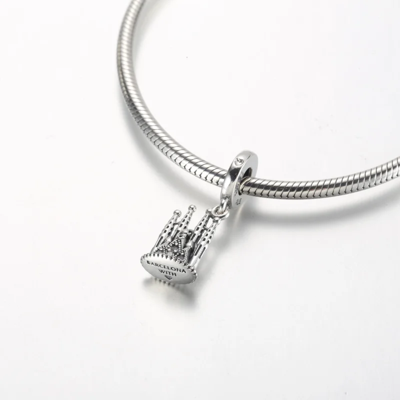 (image for) Pandora Barcelona Monument Dangle Charm - 792709C01 - View 4