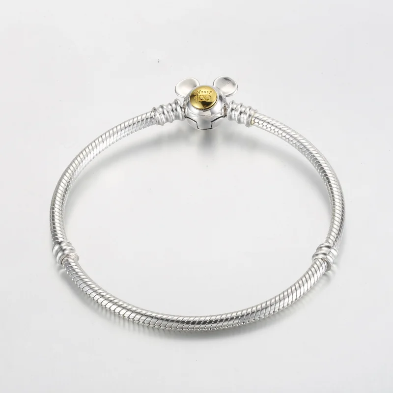 (image for) Pandora Disney 100th Anniversary Moments Snake Chain Bracelet - 592514C00 - View 5