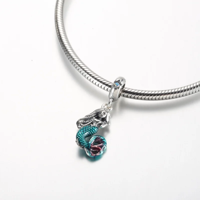 (image for) Pandora Disney The Little Mermaid Ariel Dangle Charm - 792695C01 - View 4