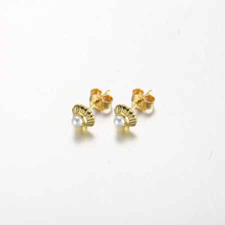 Pandora Disney The Little Mermaid Seashell Stud Earrings - 262686C01