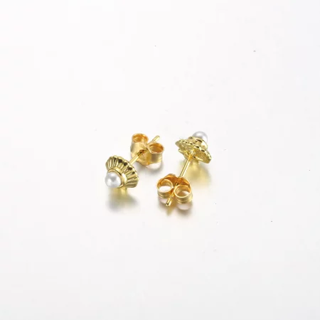 Pandora Disney The Little Mermaid Seashell Stud Earrings - 262686C01