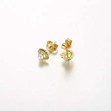 Pandora Disney The Little Mermaid Seashell Stud Earrings - 262686C01