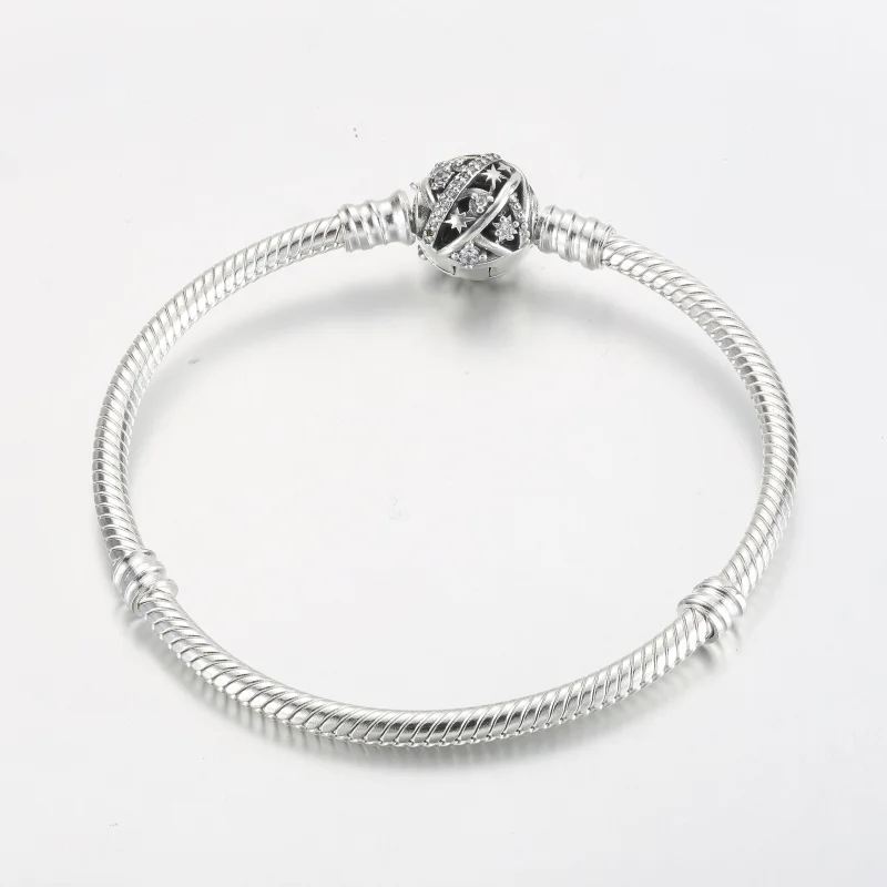(image for) Pandora Disney Tinker Bell Clasp Moments Snake Chain Bracelet - 592548C01 - View 3
