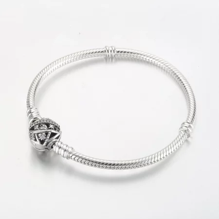 Pandora Disney Tinker Bell Clasp Moments Snake Chain Bracelet - 592548C01