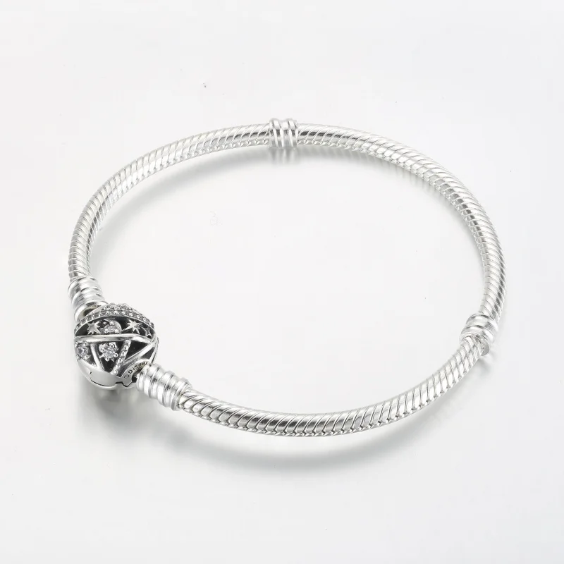 (image for) Pandora Disney Tinker Bell Clasp Moments Snake Chain Bracelet - 592548C01 - View 4