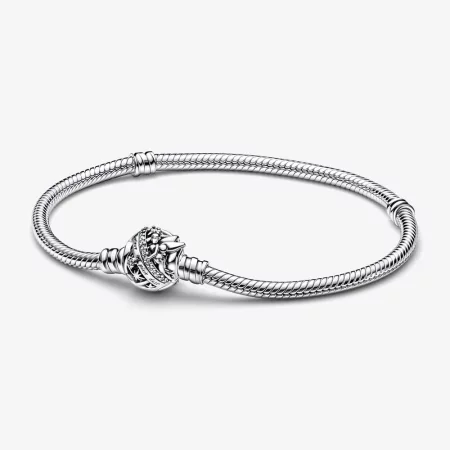 Pandora Disney Tinker Bell Clasp Moments Snake Chain Bracelet - 592548C01