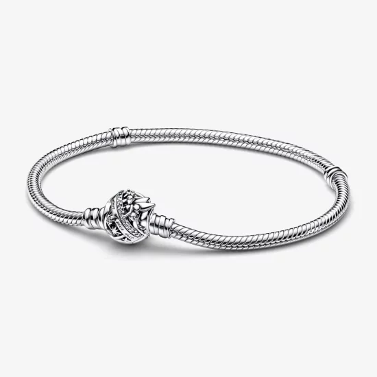 Pandora Disney Tinker Bell Clasp Moments Snake Chain Bracelet - 592548C01
