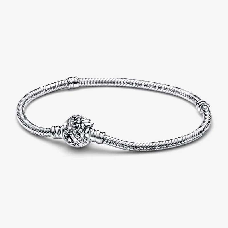 (image for) Pandora Disney Tinker Bell Clasp Moments Snake Chain Bracelet - 592548C01 - Product Image